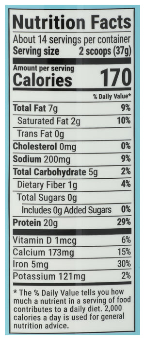 Plant Protein Powder with Superfoods, Vanilla, 18.27 oz