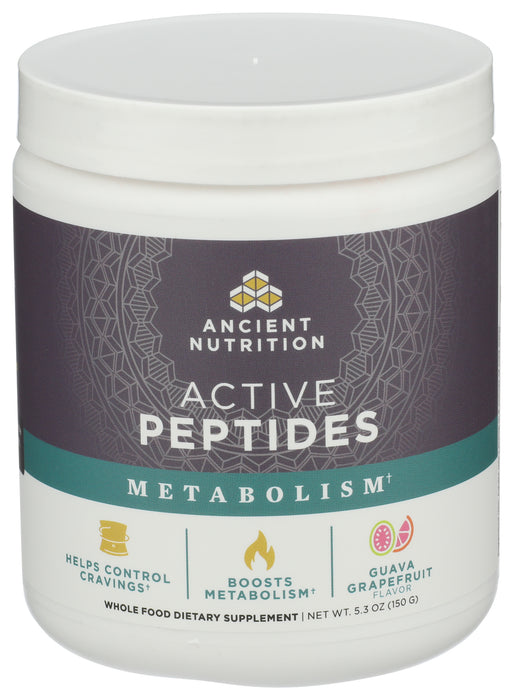 Active Peptides Metabolism Powder, Guava Grapefruit, 25 serv