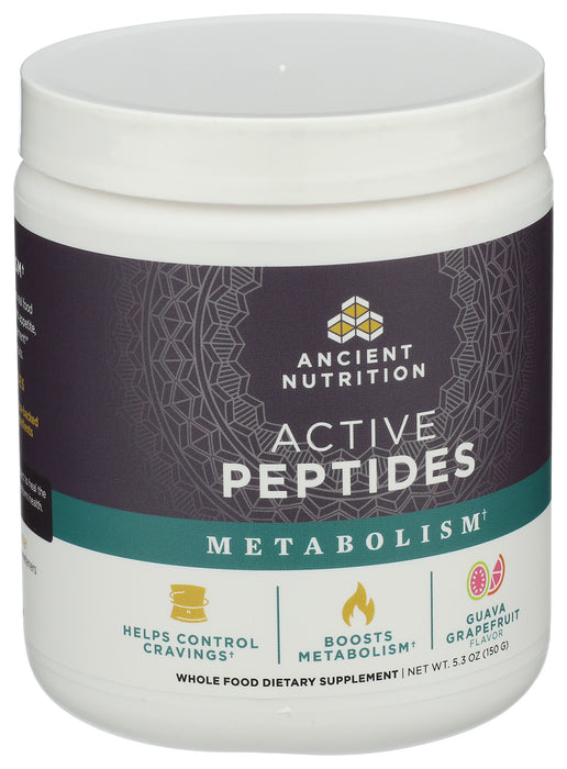 Active Peptides Metabolism Powder, Guava Grapefruit, 25 serv