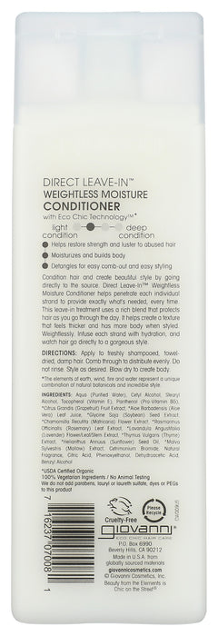 Direct Leave-In Conditioner, 8.5 floz