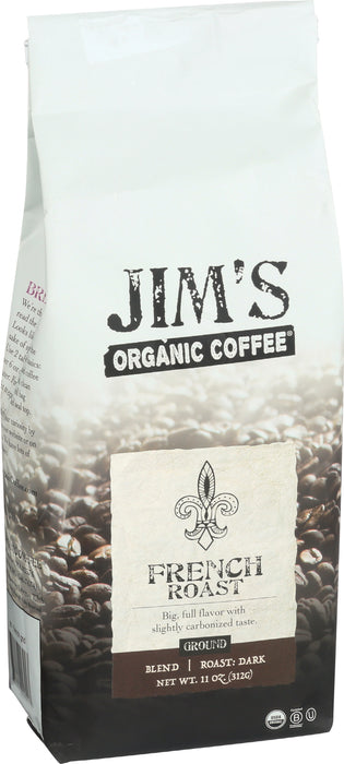French Roast Coffee, Ground, Org, 11 oz