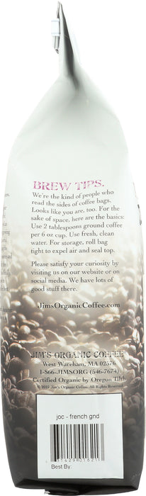 French Roast Coffee, Ground, Org, 11 oz