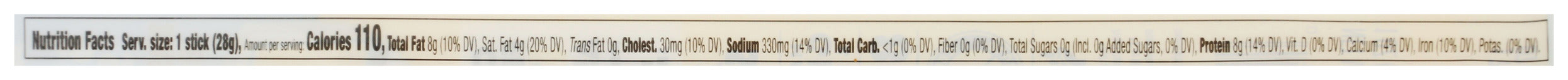Beef Stick No Sugar, Original, GF, 1 oz