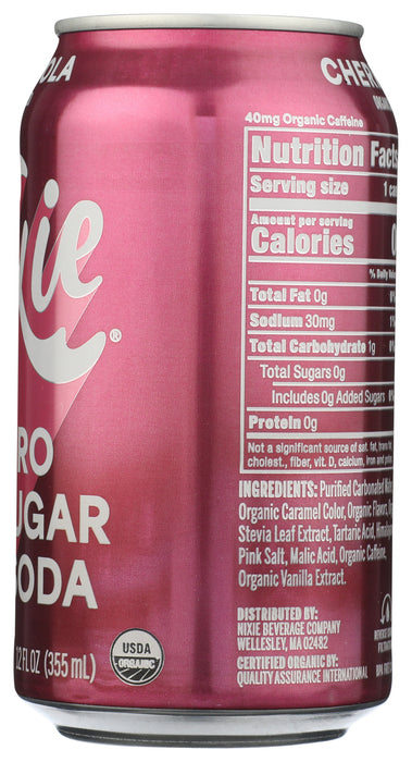 Cherry Cola Zero Sugar 4pk, Org, 48 fl oz