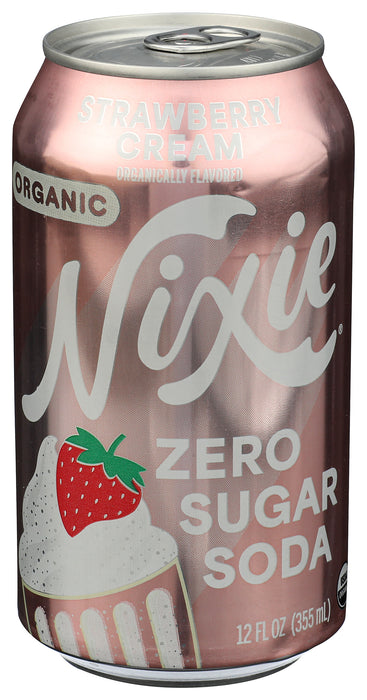 Strawberry Cream Zero Sugar 4pk, Org, 48 fl oz