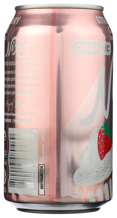 Strawberry Cream Zero Sugar 4pk, Org, 48 fl oz