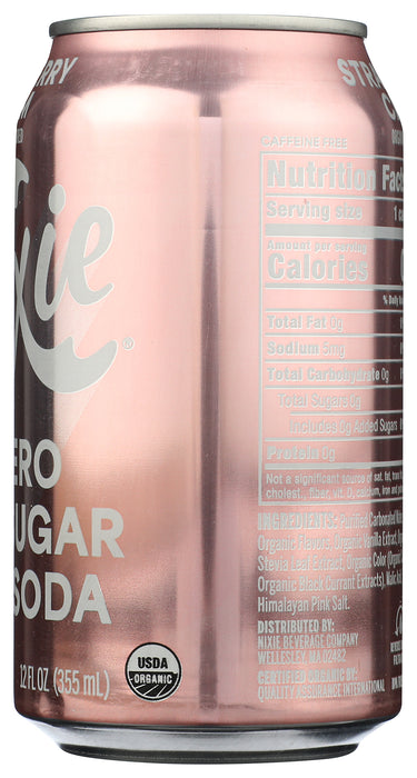 Strawberry Cream Zero Sugar 4pk, Org, 48 fl oz