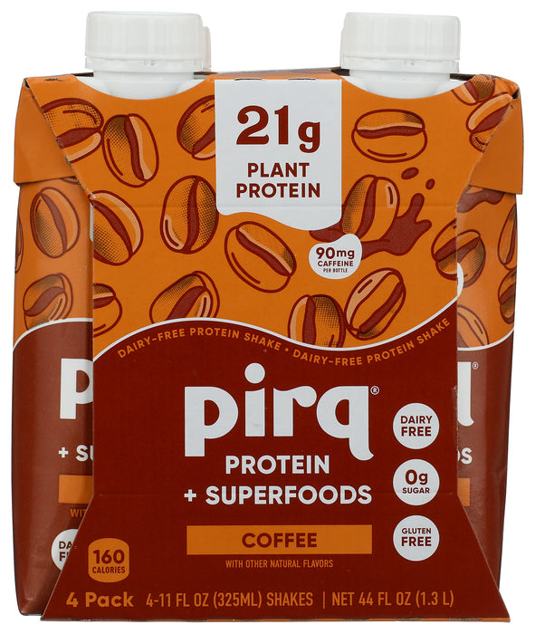 Plant-Based Protein Shake, Caramel Coffee 4pk, 44 fl oz