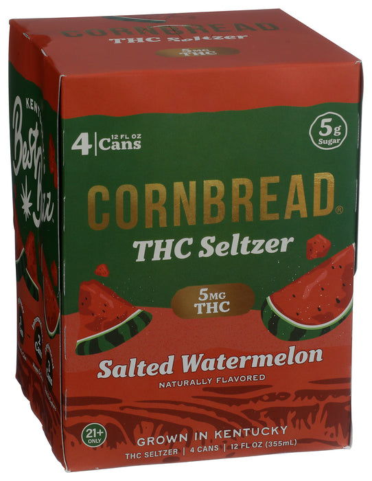 Best Buzz THC Seltzer, 5mg, Salted Watermelon, 4/12 fl oz