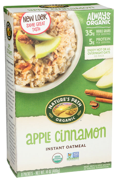 Apple Cinnamon Oatmeal, Org, 14 oz