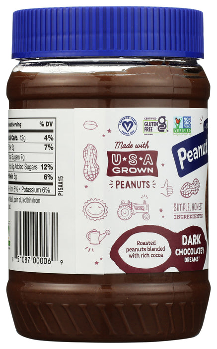 Peanut Butter, Dark Chocolaty, GF, 16 oz