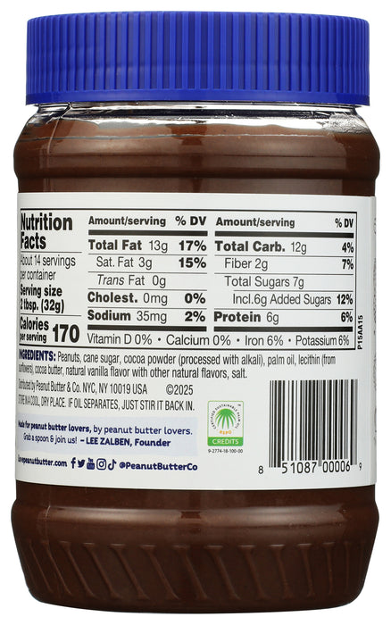 Peanut Butter, Dark Chocolaty, GF, 16 oz