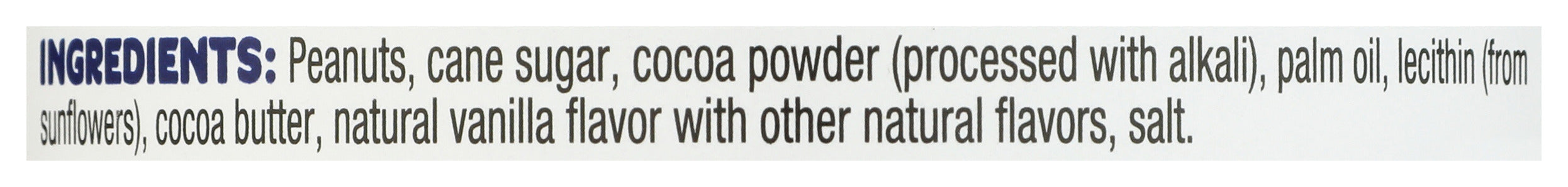 Peanut Butter, Dark Chocolaty, GF, 16 oz