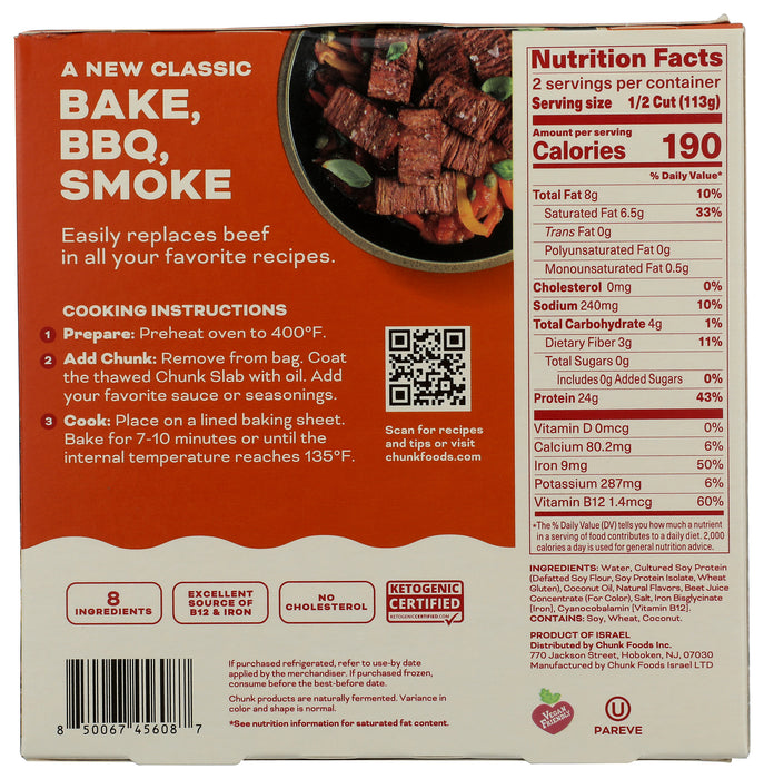 Plant Based Slab, 8 oz