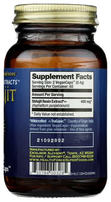 Healthforce Superfoods Integrity Extracts Shilajit 120 vcap