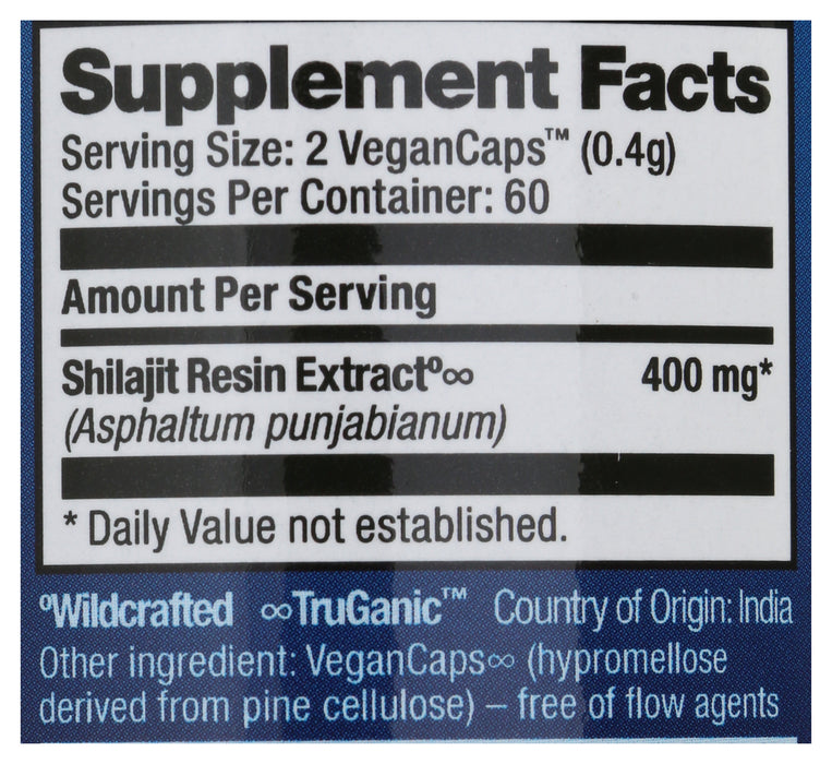 Healthforce Superfoods Integrity Extracts Shilajit 120 vcap