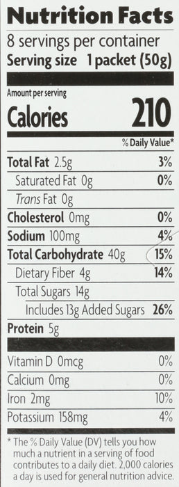 Apple Cinnamon Oatmeal, Org, 14 oz