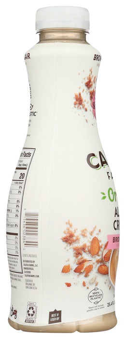 Almond Creamer, Brown Sugar, Org, 25.4 fl oz