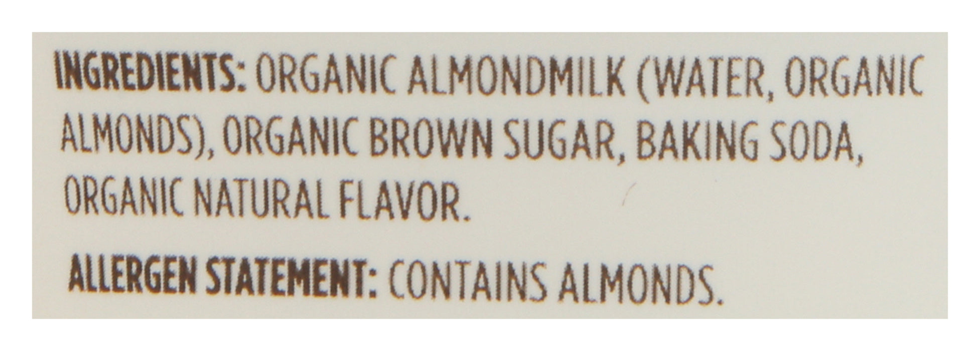 Almond Creamer, Brown Sugar, Org, 25.4 fl oz