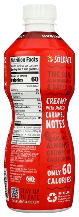 Almond Milk, Original, Org, 32 fl oz