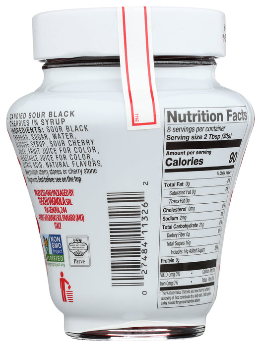 Amarena Black Cherries, 8.8 oz