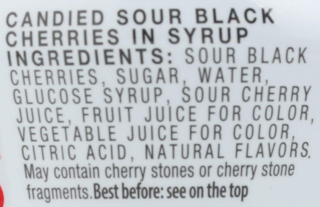 Amarena Black Cherries, 8.8 oz