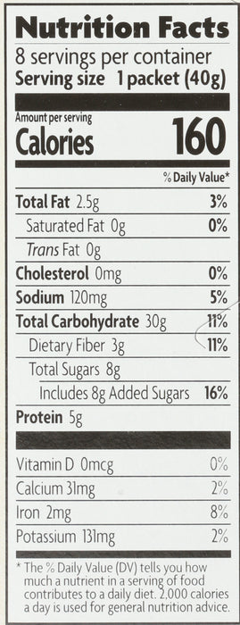 Blueberry Cinnamon Flax Oatmeal, Org, 11.2 oz