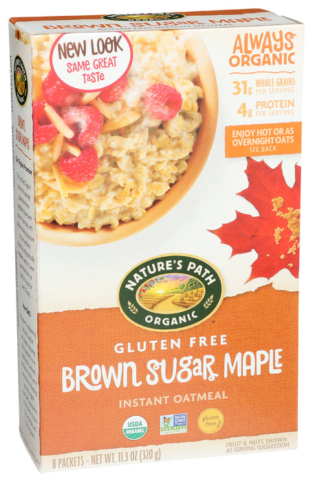 Brown Sugar Maple Oatmeal, GF Org, 11.3 oz