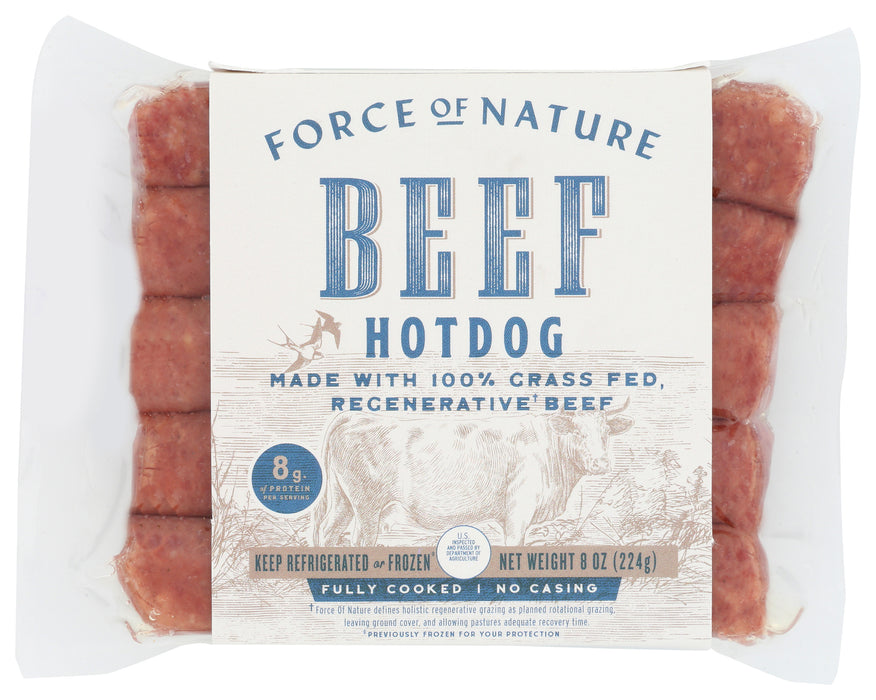 Beef Hot Dog, Reg Meat, 8 oz