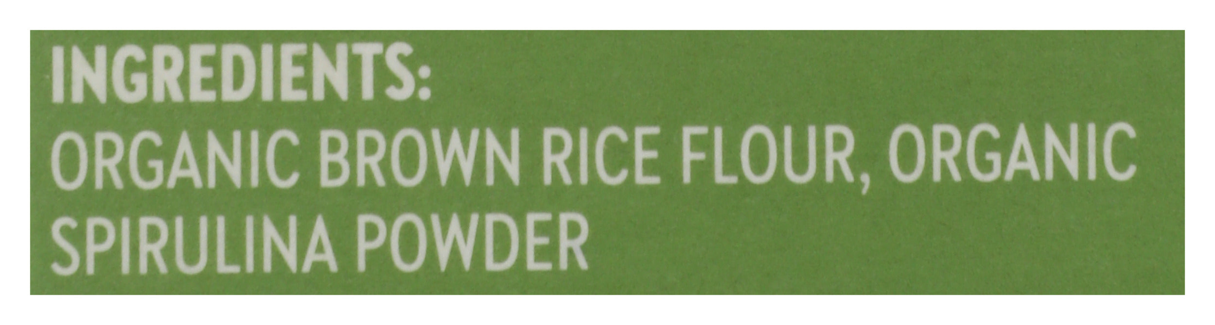 Brown Rice & Spirulina Fusilli Pasta, Org, 8.8 oz