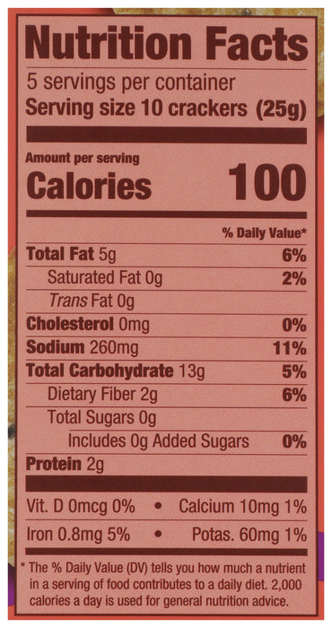 Buckwheat Crackers, Everything, GF, 4.25 oz
