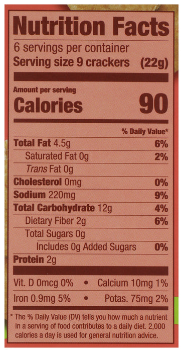 Buckwheat Crackers, Rosemary & Herbs, GF, 4.25 oz