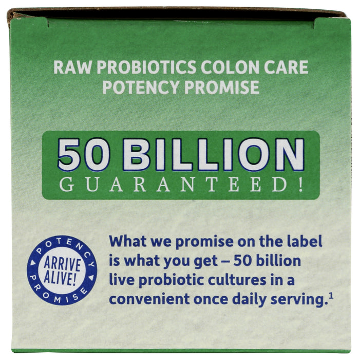 Raw Probiotics Colon Care, 30 cap