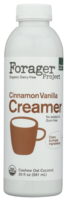 Cashew Oat Coconut Creamer, Cinnamon Vanilla, 20 fl oz