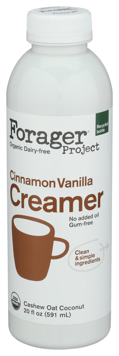 Cashew Oat Coconut Creamer, Cinnamon Vanilla, 20 fl oz