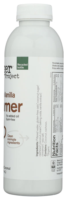 Cashew Oat Coconut Creamer, Cinnamon Vanilla, 20 fl oz