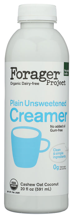 Cashew Oat Coconut Creamer, Unsweetened, 20 fl oz