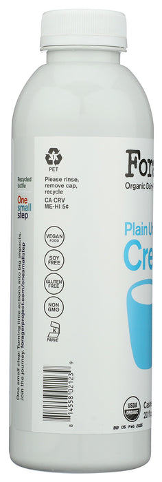 Cashew Oat Coconut Creamer, Unsweetened, 20 fl oz