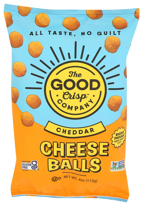 Cheese Balls, Cheddar, GF, 4 oz