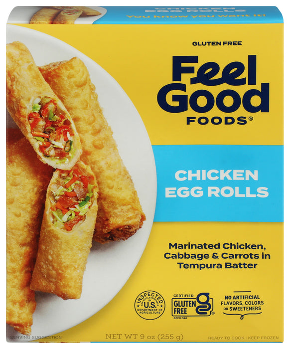 Chicken Egg Rolls, GF, 9 oz