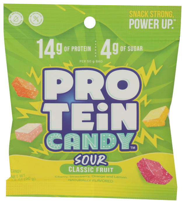 Classic Fruit Sour Candy, 1.8 oz