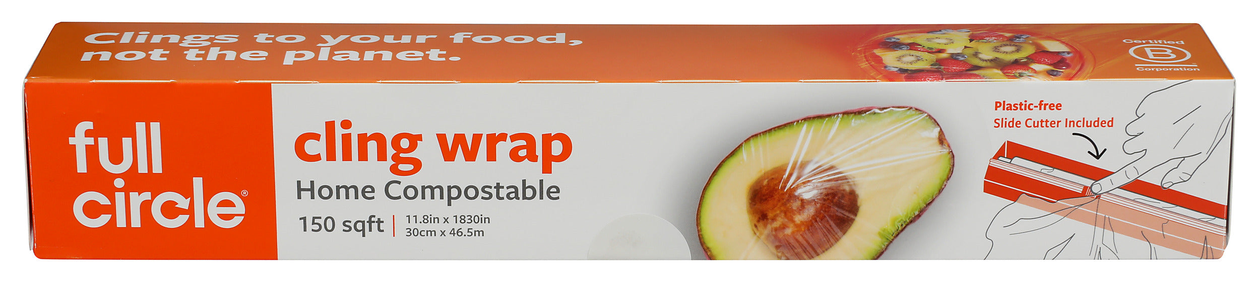 Cling Wrap Compostable, 150 sq ft