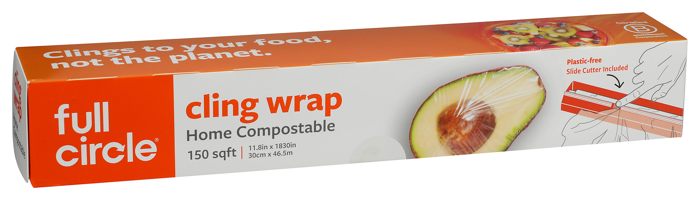 Cling Wrap Compostable, 150 sq ft