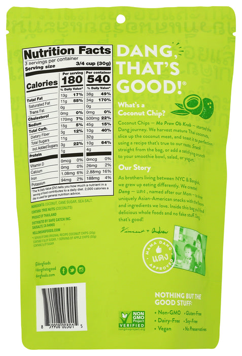Coconut Chips, Original, 3.17 oz