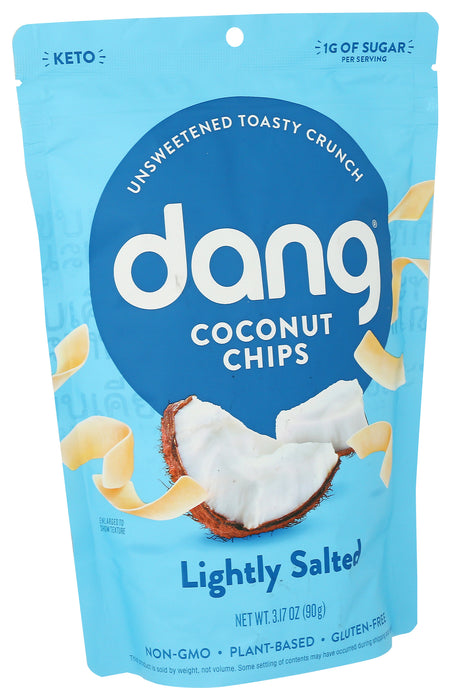 Coconut Chips, Unsweetened, Lightly Salted, 3.17 oz