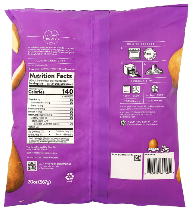 Crispy Crinkle Fries, V, 20 oz