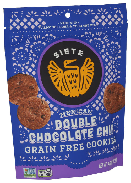Double Chocolate Chip Cookies, GF, 4.5 oz