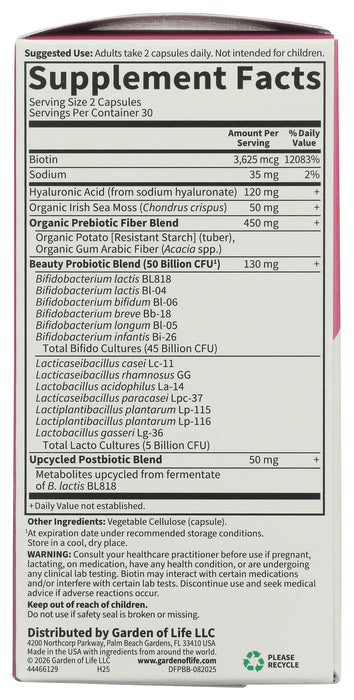 Dr. Formulated Probiotics Beauty 50B, 60 vcap