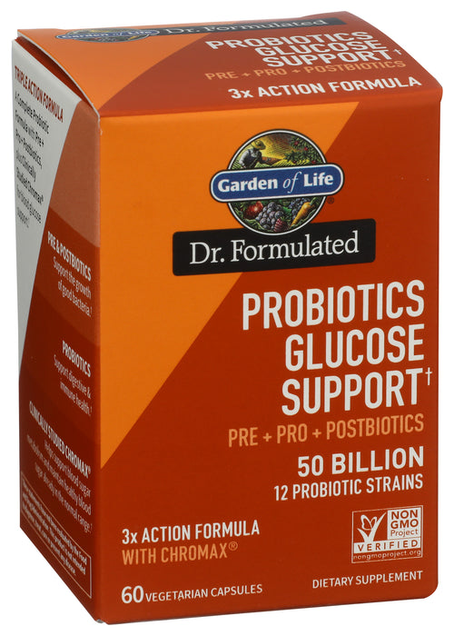 Dr. Formulated Probiotics Glucose Support 50B, 60 vcap