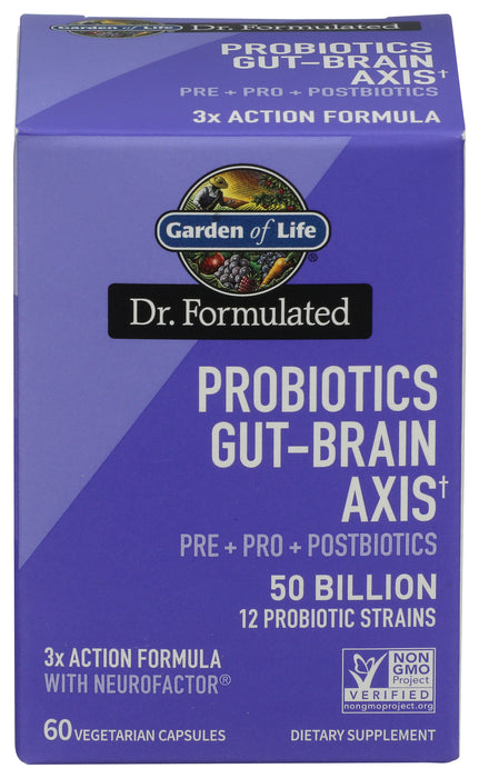 Dr. Formulated Probiotics Gut-Brain Axis 50B, 60 vcap